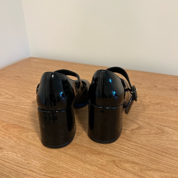 Dream Pairs Black Patent Mary Jane Block Heels - Picture 4 of 5